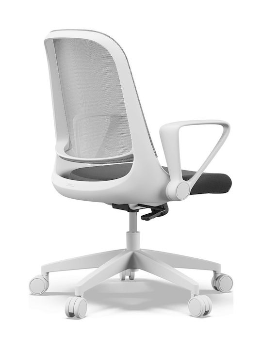 Кресло Офисно Sopty White-Grey SENSE7