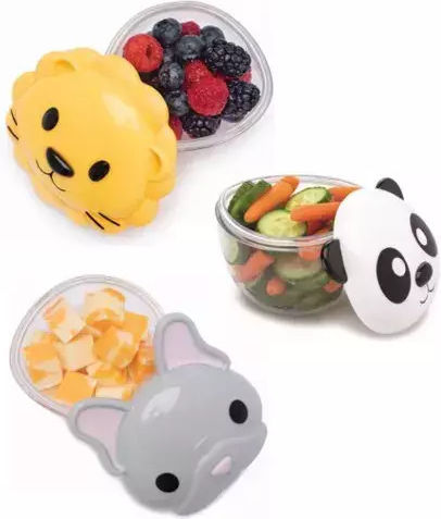 Melii Bulldog Shark Cat Box Set de mâncare pentru copii din plastic 0.232lt Multicolor