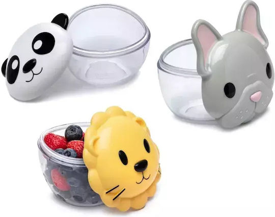 Melii Bulldog Shark Cat Box Set de mâncare pentru copii din plastic 0.232lt Multicolor