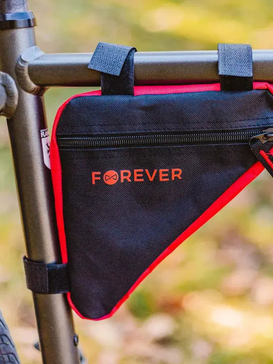 Forever Geantă pentru cadru bicicletă Negru FB100BR