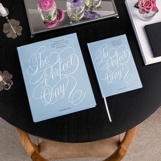 Printworks The Perfect Day, Wedding Agenda Σημειωματάριο 107 Φύλλων Μπλε