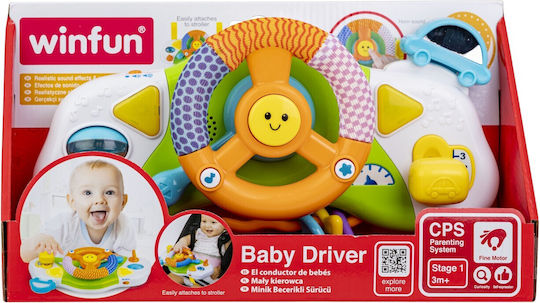 Winfun Volan din Țesătură cu Lumină și Sunete pentru 3++ Luni