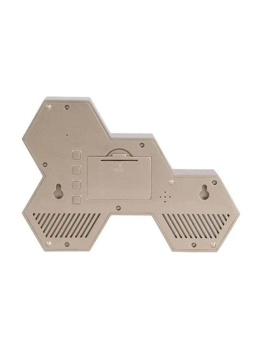 Karlsson Six in Mix Ceas Digital de Masă Aur cu Alarmă KA5805GD
