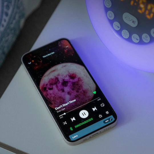 Презареждащ се будилник с изгрев и високоговорител Sunrilk Innovagoods