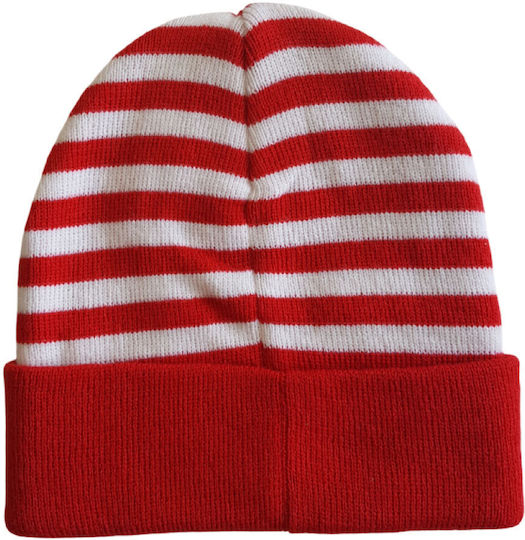 Beanie Ανδρικός Σκούφος Πλεκτός σε Κόκκινο χρώμα