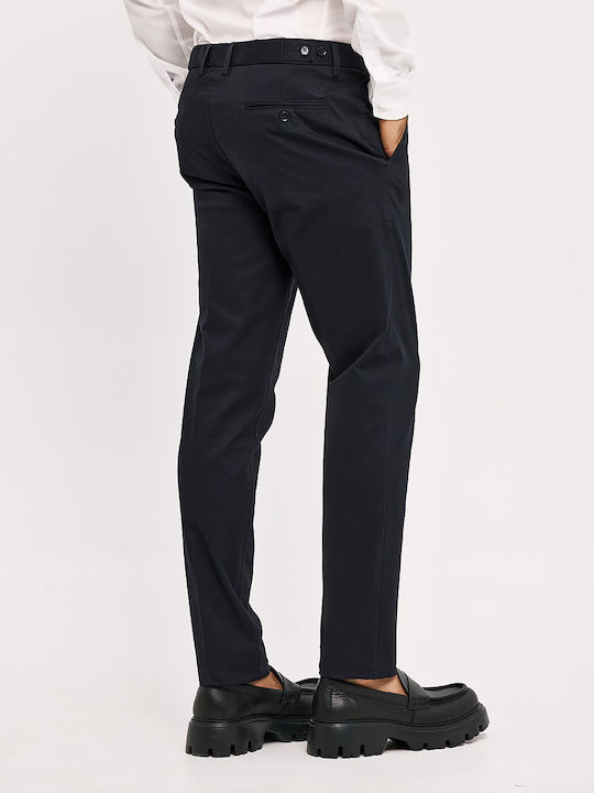 Elastic Men's Blue Trousers