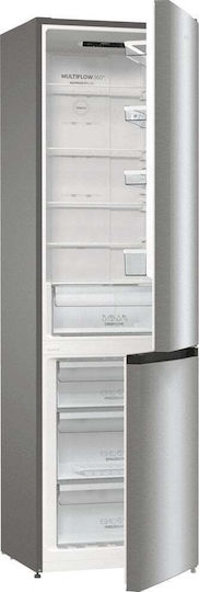 Gorenje Combină frigorifică 331lt Total NoFrost Î200xL60xA59.2cm. Inox NRK6202EXL4