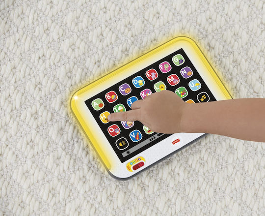 Fisher Price Laptop-Tablet Smart Tablet Romanian Pentru Bebeluși Cu Muzică și Sunete Pentru 12+ Luni