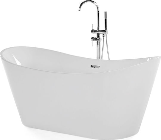 Beliani 60063 Freistehende Acryl Badewanne 170x77cm Beliani 60063 Freistehende Acryl Badewanne 170x77cm