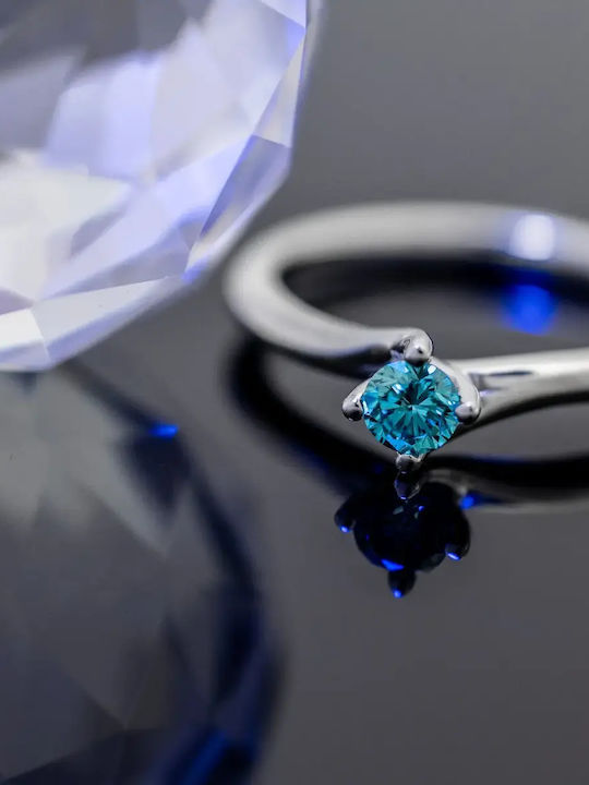 Single Stone from Gold 18K with Diamond