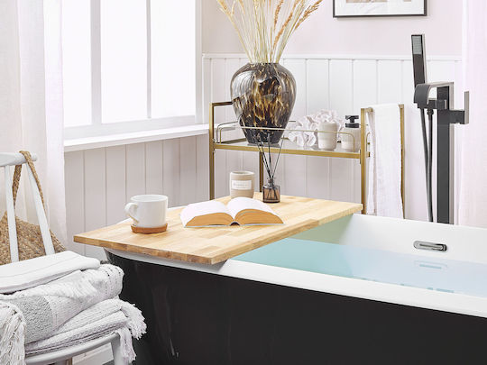 Beliani 220135 Freistehende Acryl Badewanne 170x77cm Beliani 220135 Freistehende Acryl Badewanne 170x77cm