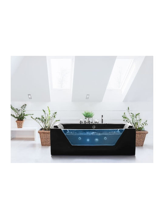 Beliani Badewanne Acryl mit Hydrotherapie x