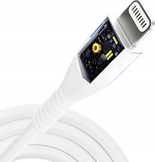 3MK Hyper USB-A to Lightning Cable 12W Λευκό 1.2m