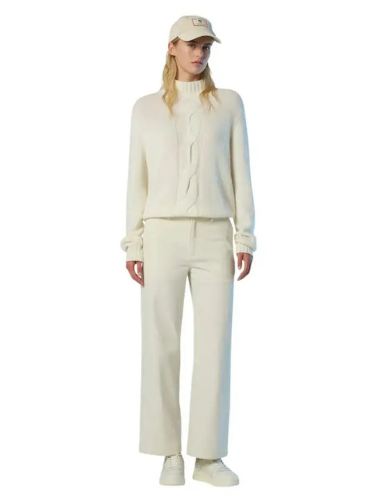 Women's Sweater Woolen White