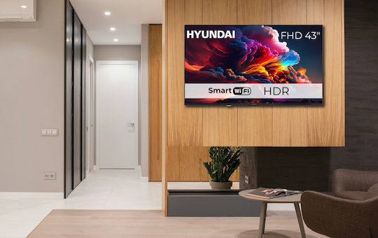 Hyundai Smart Television 43" Full HD LED FLM43TS349SMART HDR (2025)
