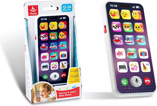 Hola Toys Jucărie Telefon cu Sunete pentru 36++ Luni