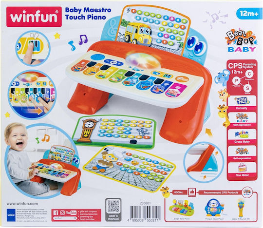 Winfun Musikinstrument mit Musik, Licht und Geräuschen für 12++ Monate
