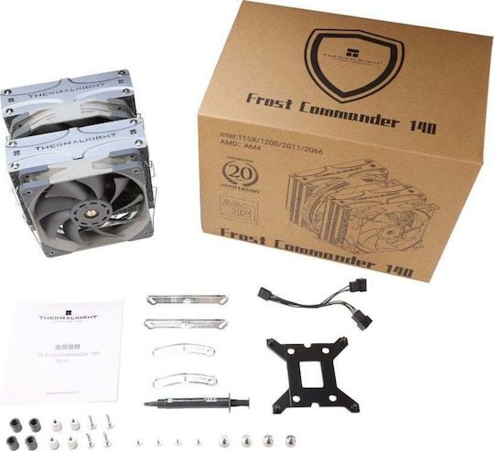 Thermalright Frost Commander 140 Охладител за ЦПУ Черен