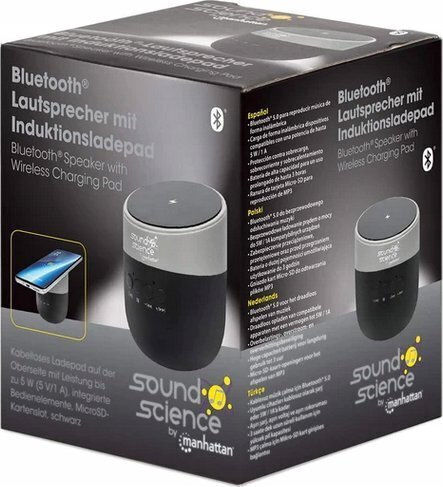 Manhattan Induction Ηχείο Bluetooth 5W Γκρι