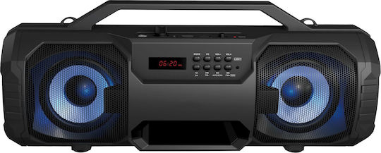 Platinet Boombox Classic Ηχείο Bluetooth 12W Μαύρο