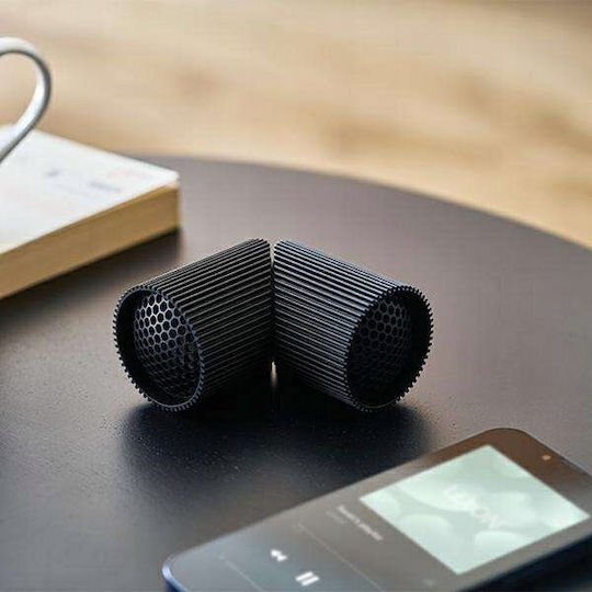 Lexon Design Ray TWS Ηχείο Bluetooth 6W με Διάρκεια Μπαταρίας έως 6 ώρες Μαύρο