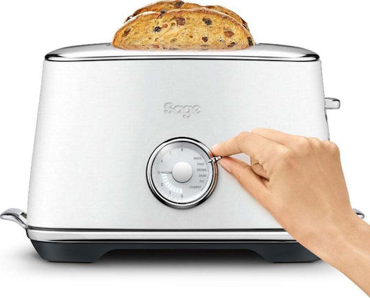 Sage The Toast Select Luxe Φρυγανιέρα 2 Θέσεων 1000W Λευκή