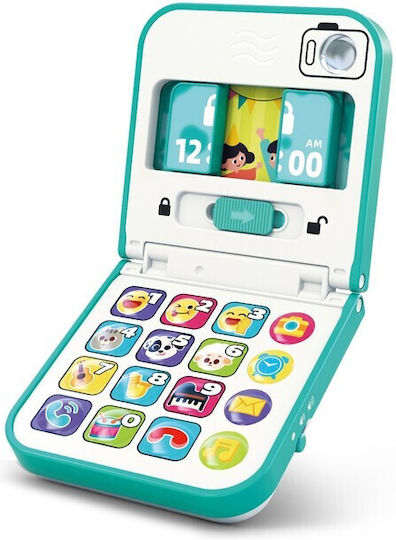 Hola Toys Laptop-Tablet pentru Bebeluși cu Muzică și Sunete pentru 12++ Luni
