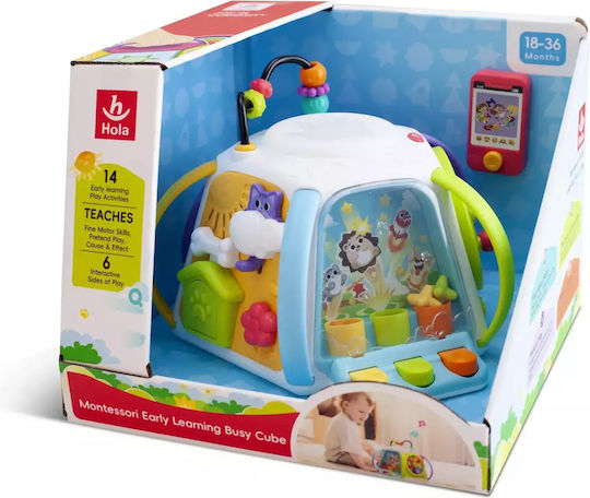Hola Toys Cub de Activități pentru 36++ Luni