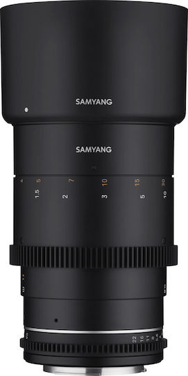 Samyang Full Frame Φωτογραφικός Φακός MF 135mm T2.2 VDSLR MK2 Telephoto για Micro Four Thirds (MFT) Mount Μαύρος