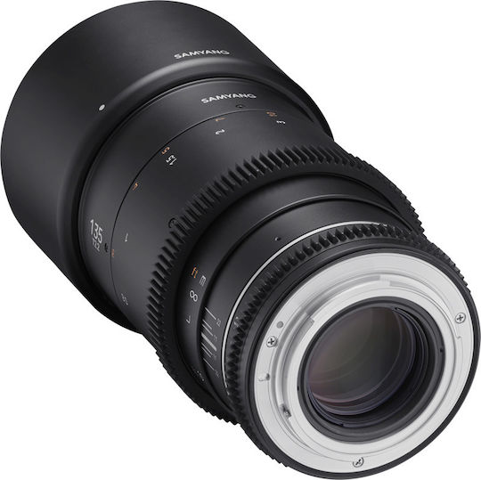 Samyang Full Frame Φωτογραφικός Φακός MF 135mm T2.2 VDSLR MK2 Telephoto για Micro Four Thirds (MFT) Mount Μαύρος