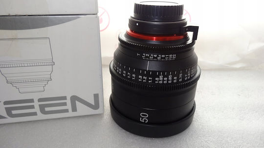 Samyang Full Frame Camera Lens 50mm T1.5 XEEN Fixed for Canon EF Mount Black