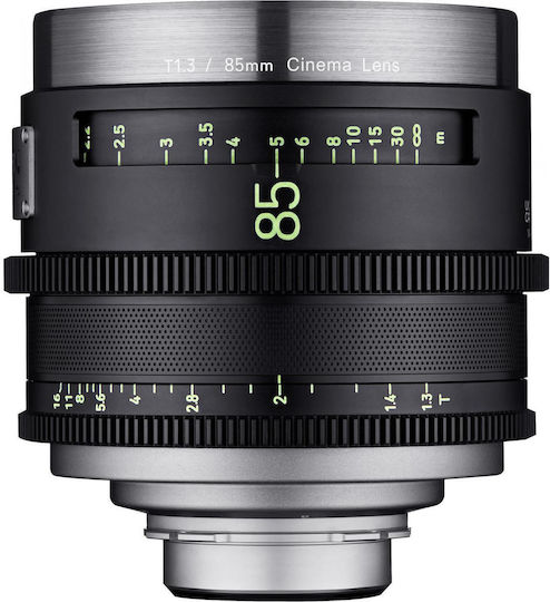 Samyang Пълен кадър Фотообектив XEEN Meister 85mm T1,3 за Ари ПЛ Монтаж Черен