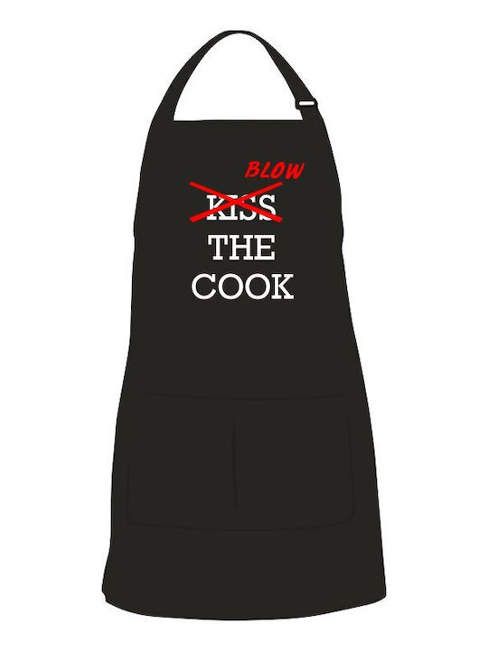 Schürze für Kochen Blow Cook Schwarz
