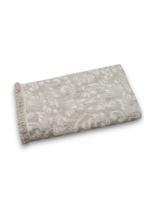 Cotone Ριχτάρι Τριθέσιου Καναπέ Chenille 180x300εκ. Γκρεζ 579300