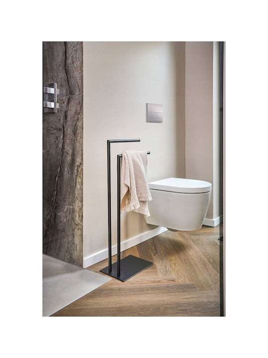 Zeller Raft de haine de Baie Simplu ​82x82cm Negru