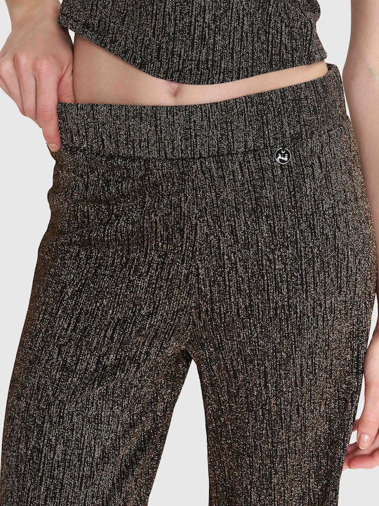 Femei Din material textil Pantaloni cu elastic Metal cu Paiete