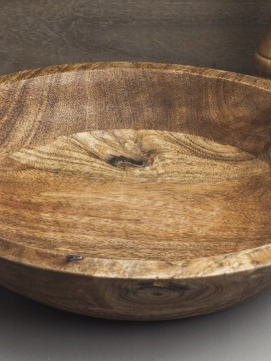 Zaros Decorative Bowl Brown 30x30x6.8cm