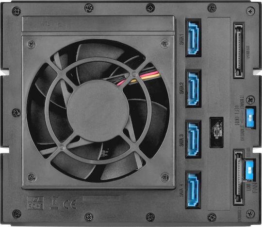 Silverstone 3x 5.25" device bay to four 3.5" SAS-12G / SATA 6Gbit/s trayless hot-swap cage Μαύρο SST-FS304-12G