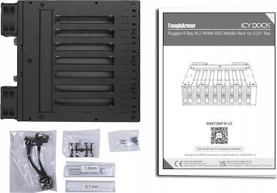 Icy Dock Tougharmor Schwarz