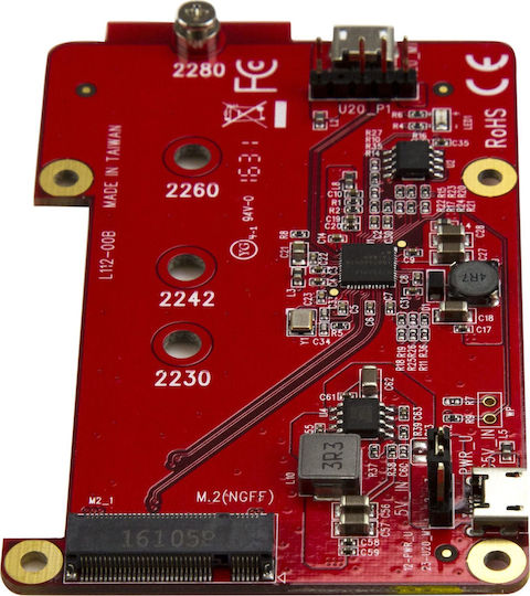 StarTech USB to M.2 SATA Converter for Raspberry Pi and Development Boards PIB2M21