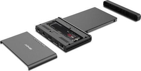 Lindy 43359 USB 3.2 Type C TO M.2 NVME & Sata Μαύρο