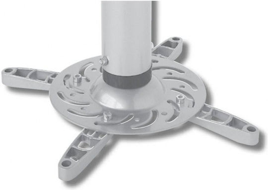 Techly Projector Mount Ceiling with Maximum Load Capacity of 15kg Gray