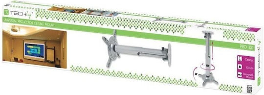 Techly Projector Mount Ceiling with Maximum Load Capacity of 15kg Gray