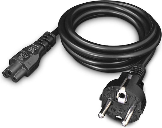 Yenkee IEC C5 - IEC 320 / IEC C5 Cable 1.5m 49780-OC