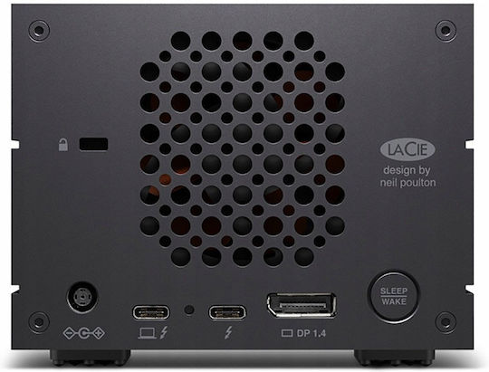 Lacie 2Big Raid Thunderbolt 3 Externe Festplatte 60TB Multi-Bay Schwarze