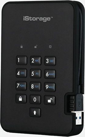 iStorage IS-DA-256-2000 USB 3.0 / Wi-Fi Εξωτερικός HDD 2TB 3.5" Μαύρο