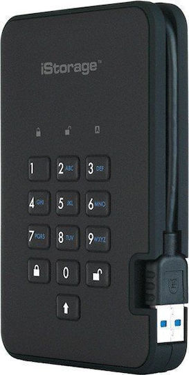 iStorage DiskAshur 2 SSD USB 3.1 500GB 2.5" Черен