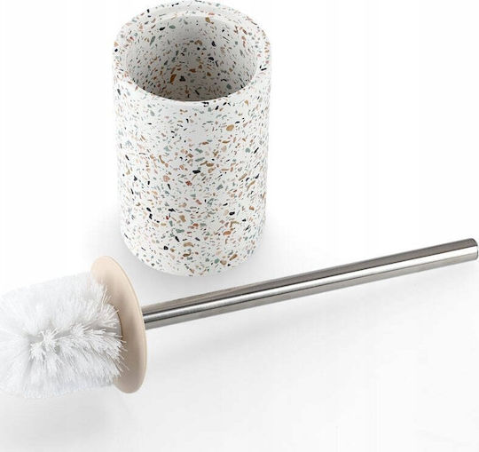 Zeller Szczotka Wc Z Cementowym Pojemnikiem Terrazzo Ø 10,3 Cm