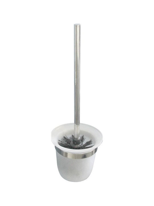Kapitan Glas Badezimmer Toilettenbürste Silber