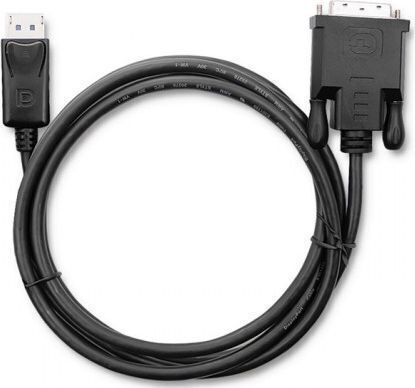Qoltec Кабел DVI-D мъжки - DisplayPort мъжки 1.8м Черен (50364)